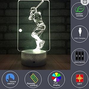 Baseball Night Light